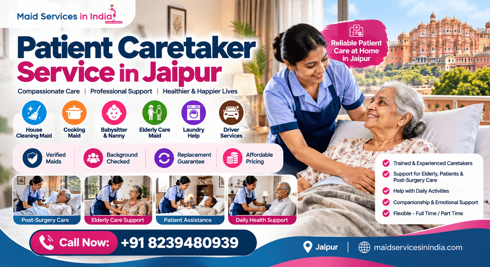 Patient Caretaker Service in Jaipur: A Complete Guide for Families