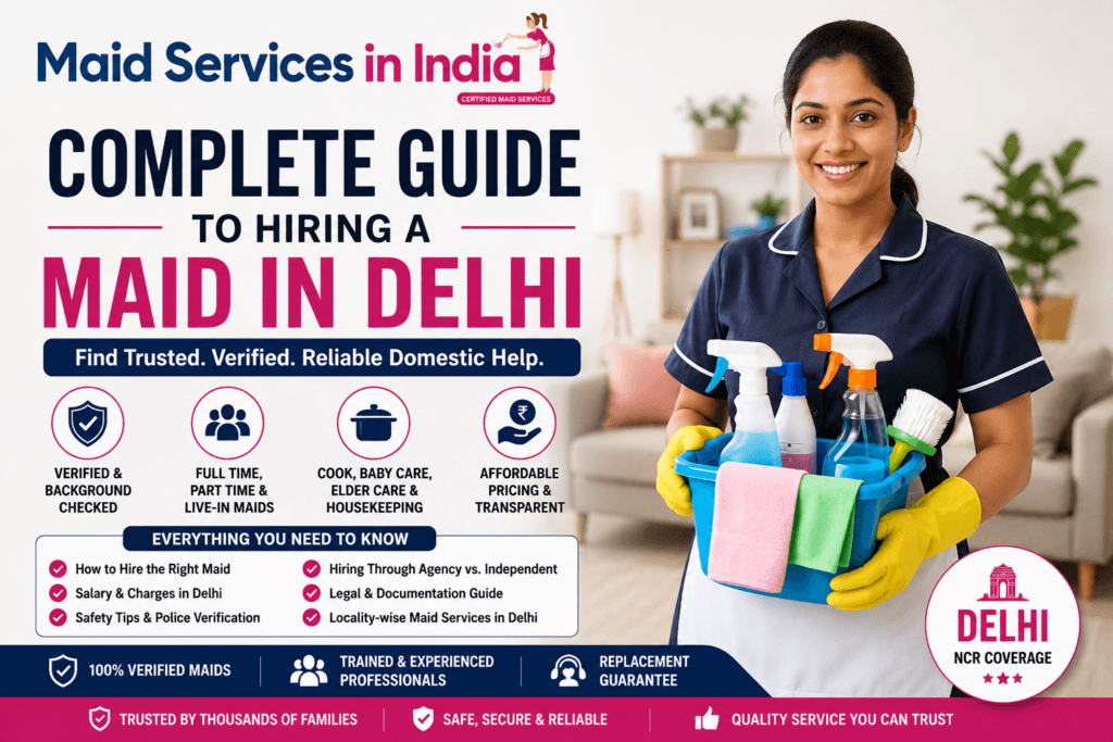 Complete Guide to Hiring a Maid in Delhi